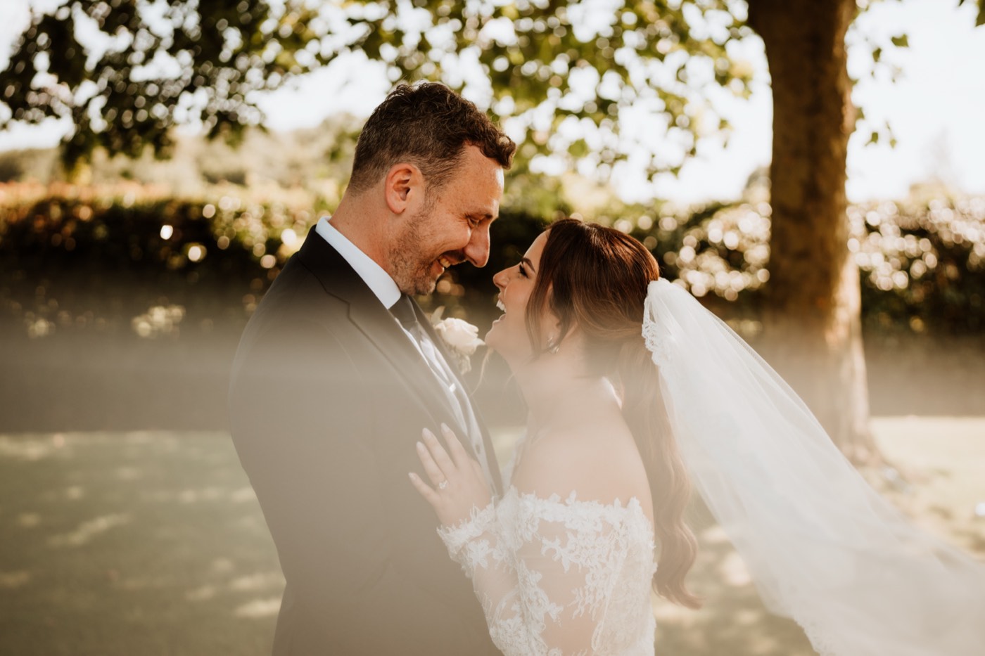 A couple at The Granary Estates